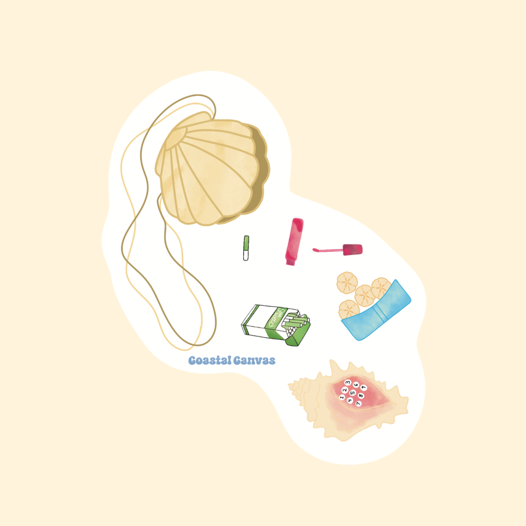 Mermaid Purse Sticker