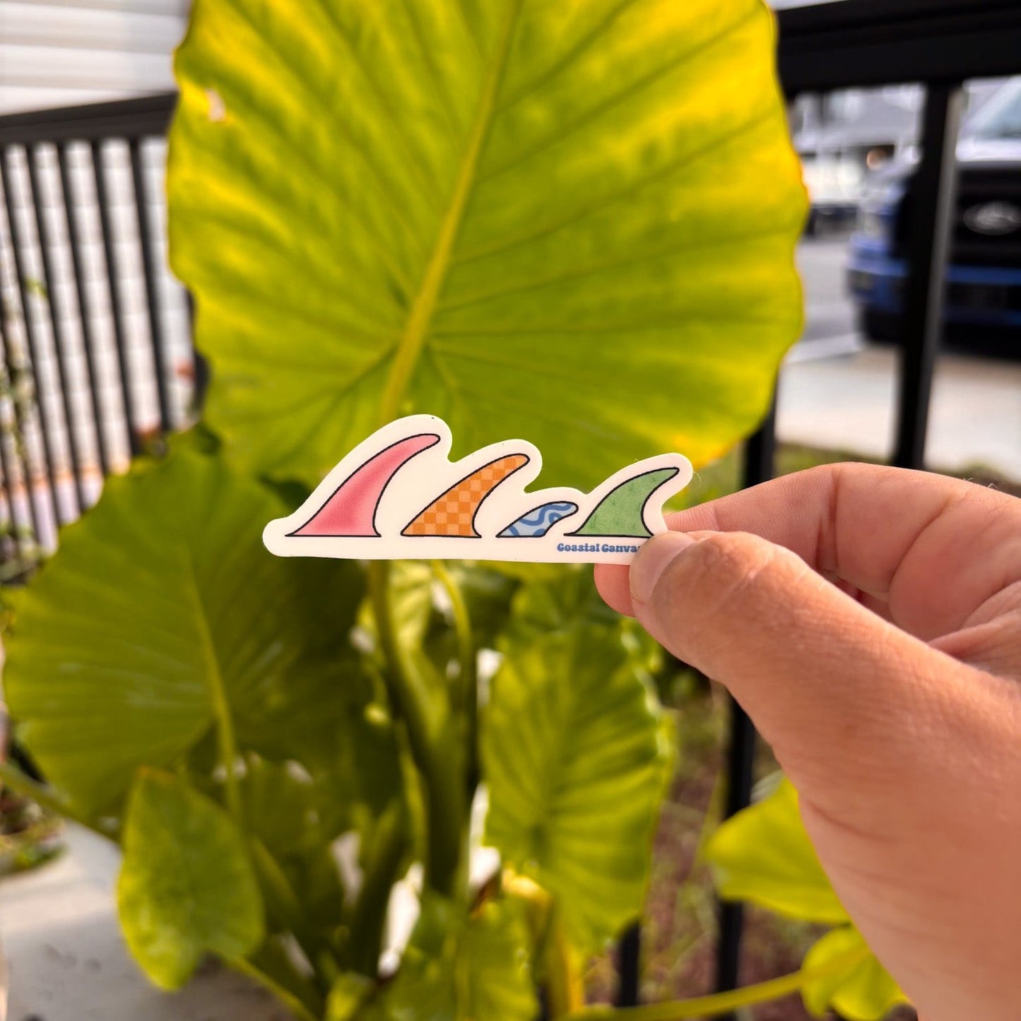 Surfboard Fins Sticker