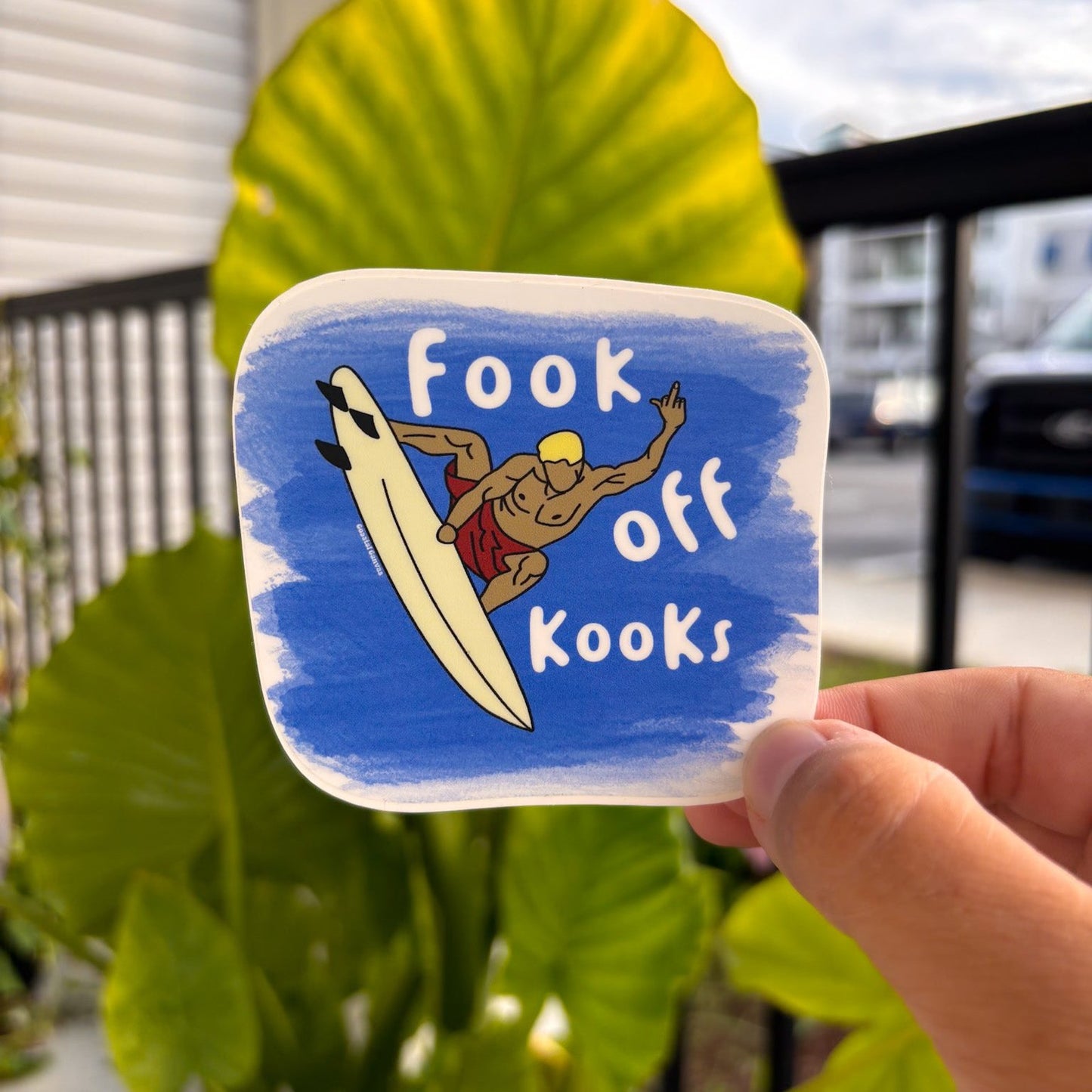 Fook Off Kook Sticker