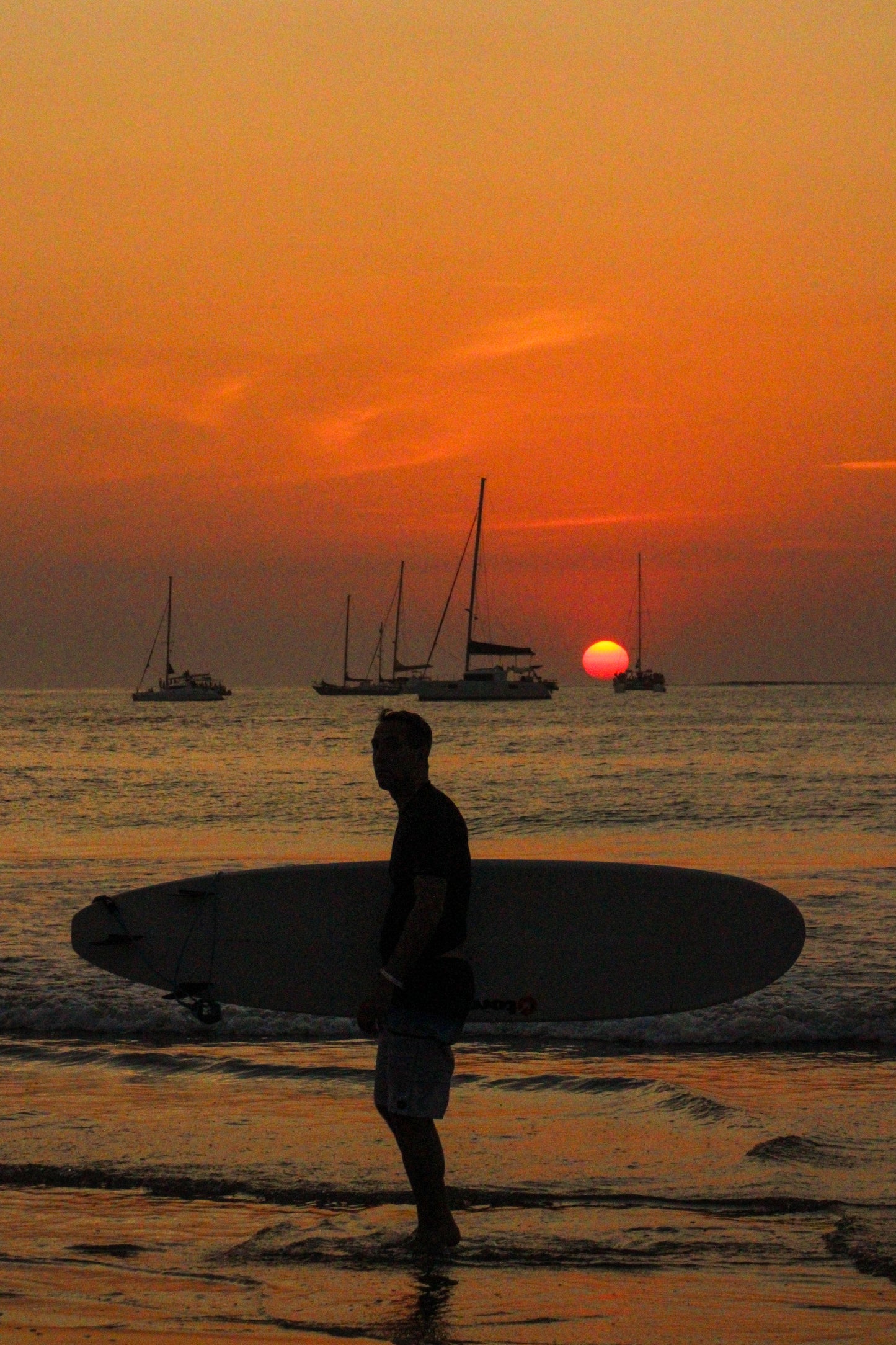 Costa Rica Sunset Surfer