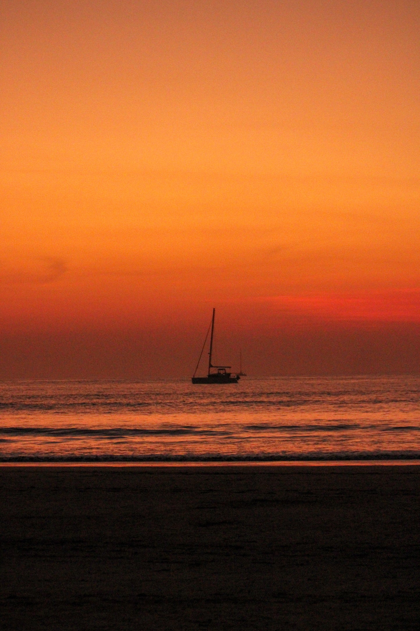 Sunset Sailboat