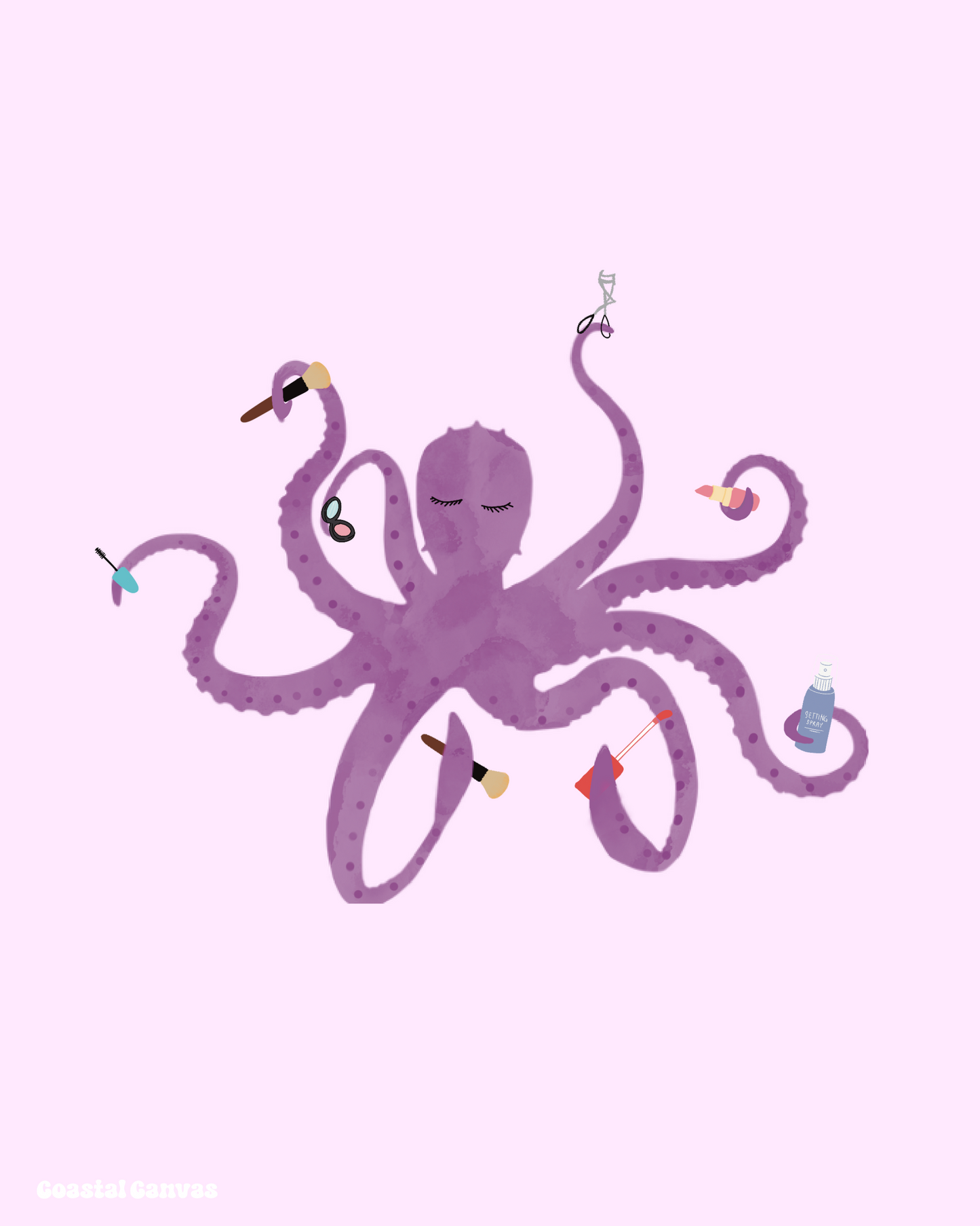 GRWM Octopus Poster Print